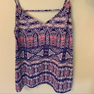 Eight Sixty Purple/Pink Tank Top